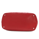 シャネル CHANEL マトラッセ チェーン トートバッグ A48374 レッド キャビアスキン トートバッグ シルバー金具 赤 ココマーク