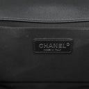 シャネル CHANEL ボーイシャネル A67086  ブラック キャビアスキン ショルダーバッグ シルバー金具 黒 チェーンショルダー