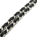 シャネル CHANEL マトラッセ チェーンウォレット AP0250 ブラック キャビアスキン チェーンウォレット シルバー金具 黒 ココマーク