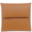 エルメス HERMES バスティア ゴールド ヴォーエプソン コインケース シルバー金具 新品 未使用 茶