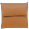 エルメス HERMES バスティア ゴールド ヴォーエプソン コインケース シルバー金具 新品 未使用 茶