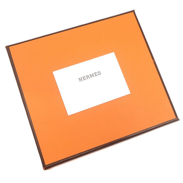 エルメス HERMES バスティア ゴールド ヴォーエプソン コインケース シルバー金具 新品 未使用 茶