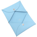 エルメス HERMES カルヴィ セレスト ヴォーエプソン カードケース シルバー金具 新品 未使用 水色