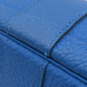 エルメス HERMES ガーデンパーティーPM ブルーゼリージュ カントリー トートバッグ シルバー金具 青