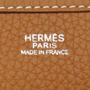 エルメス HERMES エヴリン1 PM ゴールド トリヨンクレマンス ショルダーバッグ シルバー金具 茶