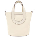 エルメス HERMES インザループ18 ナタ トリヨンクレマンス ヴォースイフト ハンドバッグ ゴールド金具 アイボリー