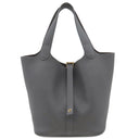 エルメス HERMES ピコタンロックMM  アルドワーズ トリヨンクレマンス ハンドバッグ シャンパンゴールド金具 GD金具