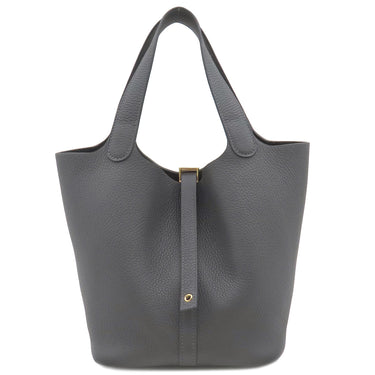 エルメス HERMES ピコタンロックMM  アルドワーズ トリヨンクレマンス ハンドバッグ シャンパンゴールド金具 GD金具