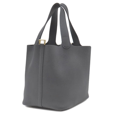 エルメス HERMES ピコタンロックMM  アルドワーズ トリヨンクレマンス ハンドバッグ シャンパンゴールド金具 GD金具