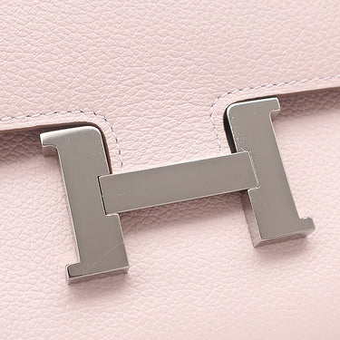 エルメス HERMES コンスタンス トゥーゴー モーヴペール エバーカラー 長財布 シルバー金具 ショルダー