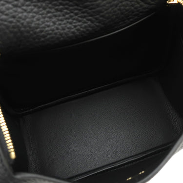 エルメス HERMES リンディ ミニ 20 ブラック トリヨンクレマンス ショルダーバッグ ゴールド金具 新品 未使用 黒