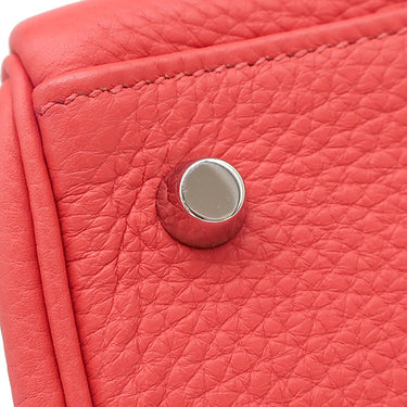 エルメス HERMES ケリー28 内縫い ローズジャイプール トリヨンクレマンス 2WAYバッグ シルバー金具 ショルダー