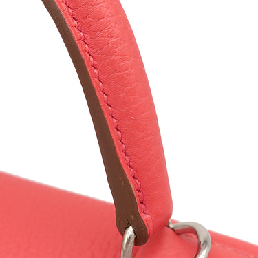 エルメス HERMES ケリー28 内縫い ローズジャイプール トリヨンクレマンス 2WAYバッグ シルバー金具 ショルダー