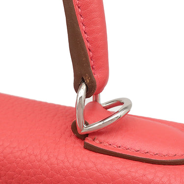 エルメス HERMES ケリー28 内縫い ローズジャイプール トリヨンクレマンス 2WAYバッグ シルバー金具 ショルダー