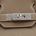 エルメス HERMES バーキン30 エトゥープ トゴ ハンドバッグ シルバー金具 グレージュ