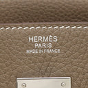 エルメス HERMES バーキン30 エトゥープ トゴ ハンドバッグ シルバー金具 グレージュ