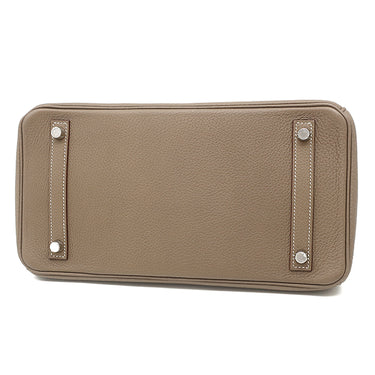 エルメス HERMES バーキン30 エトゥープ トゴ ハンドバッグ シルバー金具 グレージュ