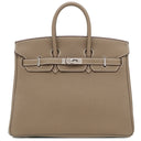 エルメス HERMES バーキン25 エトゥープ トゴ ハンドバッグ シルバー金具 グレージュ