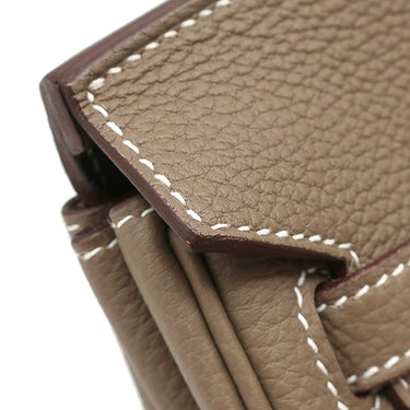 エルメス HERMES バーキン25 エトゥープ トゴ ハンドバッグ シルバー金具 グレージュ