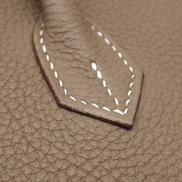 エルメス HERMES バーキン25 エトゥープ トゴ ハンドバッグ シルバー金具 グレージュ