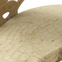 エルメス HERMES エスパドリーユ ファモサ ナチュラル ナッパレザー #35 サンダル 茶 シェーヌダンクル