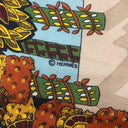 エルメス HERMES ショール カレ140 CARRE レッド×ネイビー カシミヤ シルク ストール 【LE PARADIS DU ROY/カレイドスコープ エフェクト】