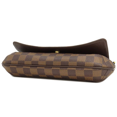 ルイヴィトン LOUIS VUITTON ミュゼット タンゴ N51255 ダミエエベヌ ダミエキャンバス ショルダーバッグ ゴールド金具 茶