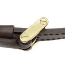 ルイヴィトン LOUIS VUITTON ミュゼット タンゴ N51255 ダミエエベヌ ダミエキャンバス ショルダーバッグ ゴールド金具 茶