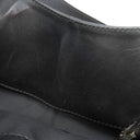 ブルガリ BVLGARI チャンドラ ブラック レザー 2WAYバッグ ゴールド金具 サークルロゴ ショルダー ハンドバッグ 黒