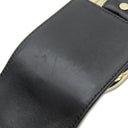 ブルガリ BVLGARI チャンドラ ブラック レザー 2WAYバッグ ゴールド金具 サークルロゴ ショルダー ハンドバッグ 黒