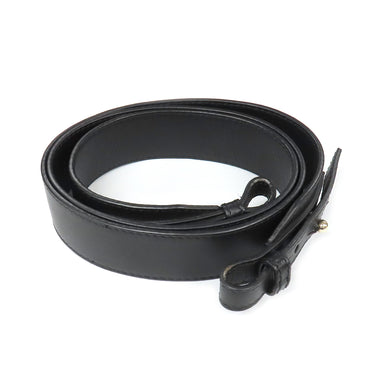 ブルガリ BVLGARI チャンドラ ブラック レザー 2WAYバッグ ゴールド金具 サークルロゴ ショルダー ハンドバッグ 黒