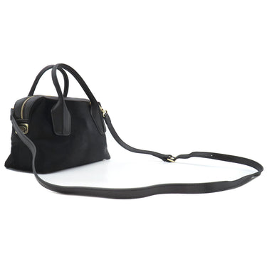 トッズ TODS Dスタイリング 2wayハンドバッグ ブラック グレインレザー ハラコ 2WAYバッグ ゴールド金具 黒 ハンドバッグ ショルダー