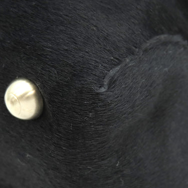 トッズ TODS Dスタイリング 2wayハンドバッグ ブラック グレインレザー ハラコ 2WAYバッグ ゴールド金具 黒 ハンドバッグ ショルダー