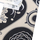 エルメス HERMES ツイリー グレージュ×ブラック×ホワイト シルク スカーフ 【FESTIVAL DES AMAZONES/アマゾンの祭典】