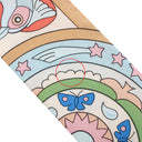 エルメス HERMES ツイリー ベージュローズ×ローズ×ブルー シルク スカーフ 新品 未使用【LES MURMURES DE LA FORET/森のささやき】