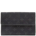 ルイヴィトン LOUIS VUITTON ポルトモネ サテン M92137 ブラック モノグラムサテン コインケース シルバー金具 黒 小銭入れ カードケース