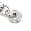 エルメス HERMES コルH ペンダント グレー×シルバー メタル ラッカー ネックレス シルバー金具 ホルンモチーフ