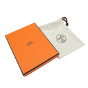 エルメス HERMES コルH ペンダント グレー×シルバー メタル ラッカー ネックレス シルバー金具 ホルンモチーフ