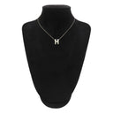 エルメス HERMES ポップアッシュ ペンダント ホワイト×シルバー メタル ラッカー ネックレス シルバー金具 Hモチーフ