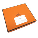 エルメス HERMES ポップアッシュ ペンダント ホワイト×シルバー メタル ラッカー ネックレス シルバー金具 Hモチーフ