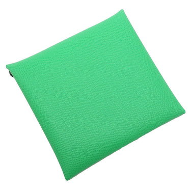 エルメス HERMES バスティア ヴェールコミック ヴォーマダム コインケース シルバー金具 新品 未使用 緑