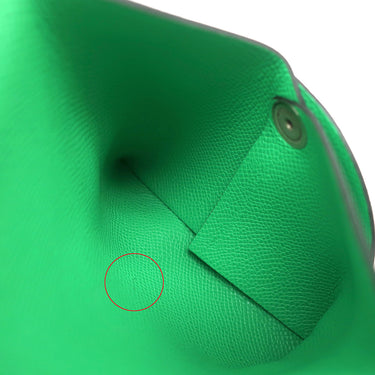 エルメス HERMES バスティア ヴェールコミック ヴォーマダム コインケース シルバー金具 新品 未使用 緑