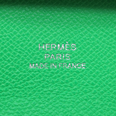 エルメス HERMES バスティア ヴェールコミック ヴォーマダム コインケース シルバー金具 新品 未使用 緑