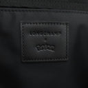 ロンシャン LONGCHAMP ル プリアージュ コレクション ポケモン ブラック ナイロン カウハイド トートバッグ シルバー金具 黒 ピカチュウ