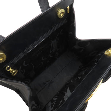 フェラガモ FERRAGAMO ヴァラ リボン BA214178 ブラック レザー 2WAYバッグ ゴールド金具 黒 ハンドバッグ ショルダーバッグ