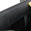 フェラガモ FERRAGAMO ヴァラ リボン BA214178 ブラック レザー 2WAYバッグ ゴールド金具 黒 ハンドバッグ ショルダーバッグ