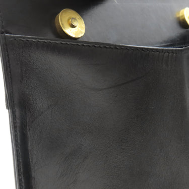 フェラガモ FERRAGAMO ヴァラ リボン BA214178 ブラック レザー 2WAYバッグ ゴールド金具 黒 ハンドバッグ ショルダーバッグ