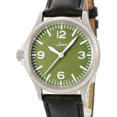 腕時計 ジン SINN 556 オリーブグリーン 556.GREEN 自動巻き メンズ ラウンド オートマチック シースルーバック 3針 限定