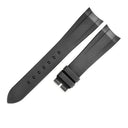 ゼニス ZENITH 純正 クロノマスター用 ラバーバンド ブラック ラバー 腕時計パーツ 未使用 替え ベルト ストラップ 20ｍｍ ブラック 黒