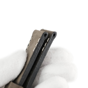 パネライ PANERAI 純正 ラジオミール用 ブラウン レザー 腕時計パーツ 新品同様 替え レザー 本革 ベルト バンド ストラップ 27ｍｍ 尾錠用 ブラウン こげ茶